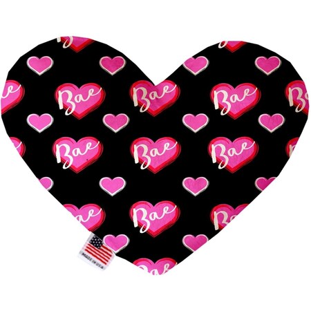 Mirage Pet Products Bae Canvas Heart Dog Toy 6 in. 1362-CTYHT6
